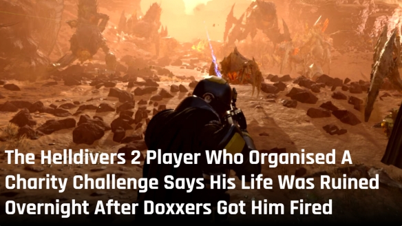 挑战官方却丢了工作?《绝地潜兵2》玩家遭恶意人肉